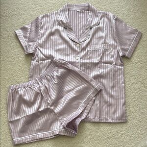 New Silky Lavender Pajama Set